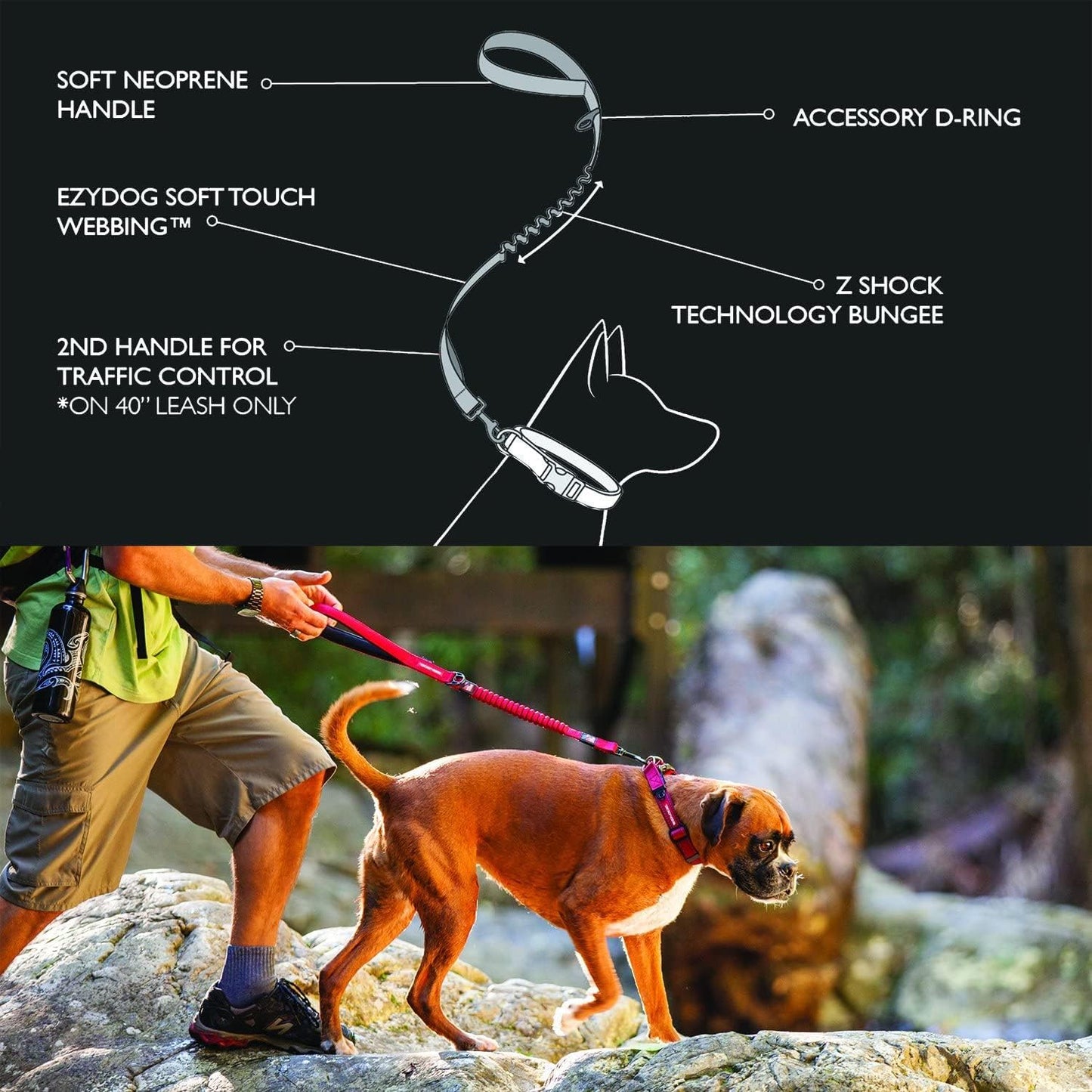 EzyDog Zero Shock Control Leash