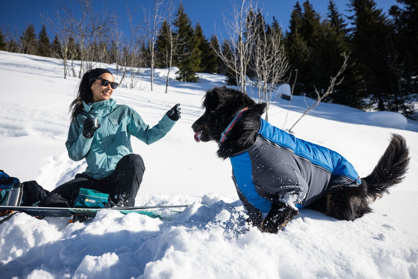 Ruffwear Powder Hound Teal XXSmall (Customer Return)