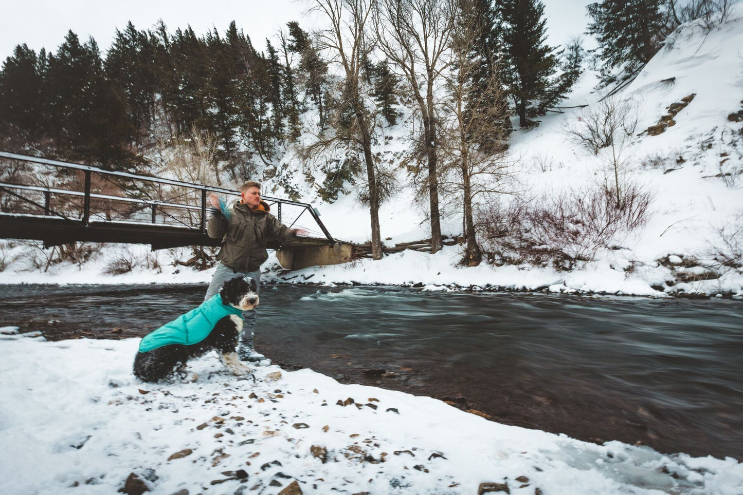 Ruffwear Quinzee Coat - Blue Moon XS (Customer Return)