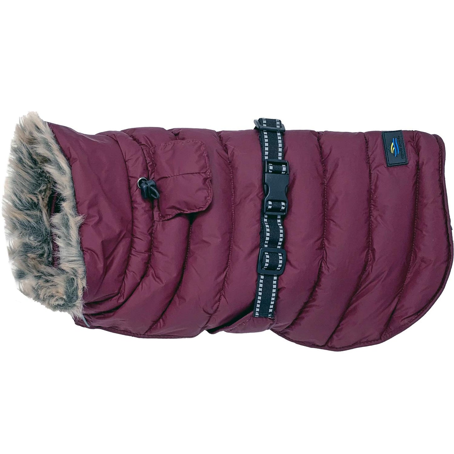 Alpine Puffer Coats - Burgundy 3XL (Customer Return)