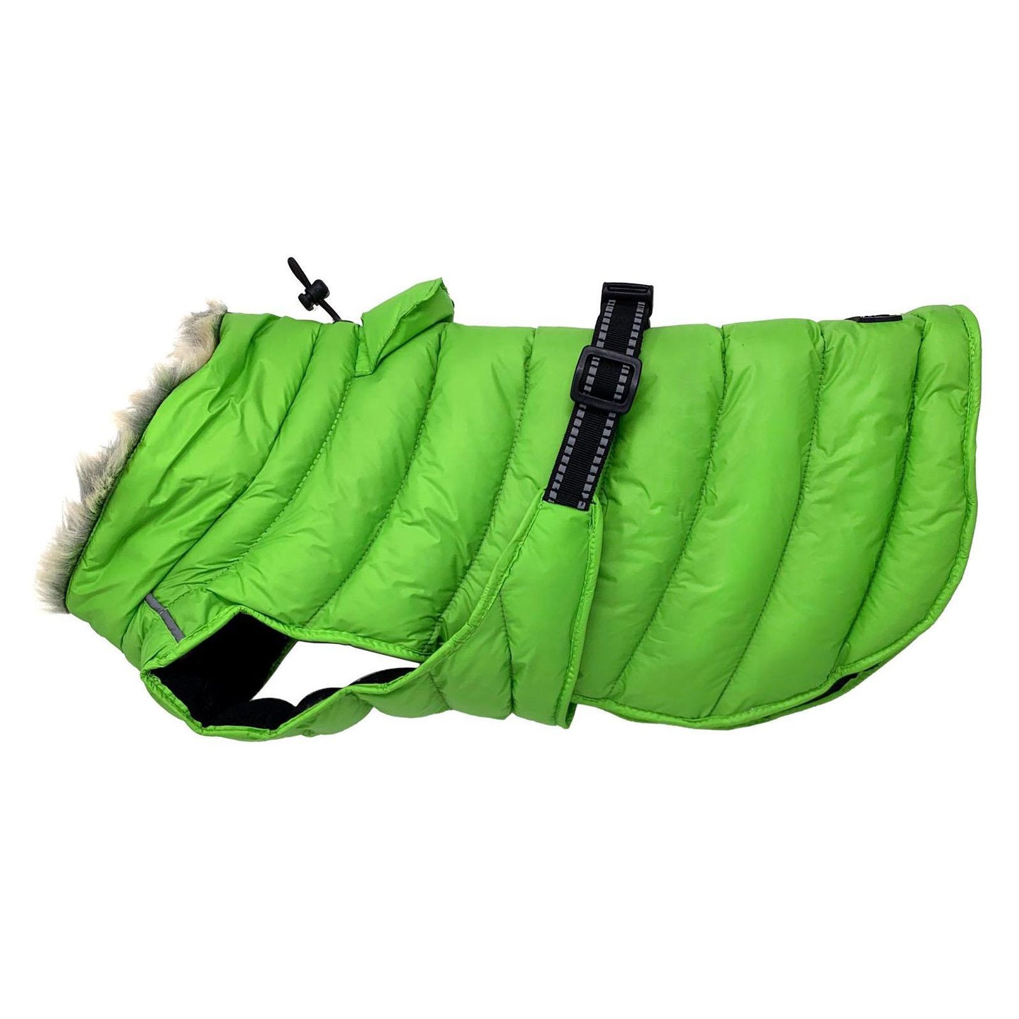 Alpine Extreme Puffer Coats - Lime Green XS (Customer Return)