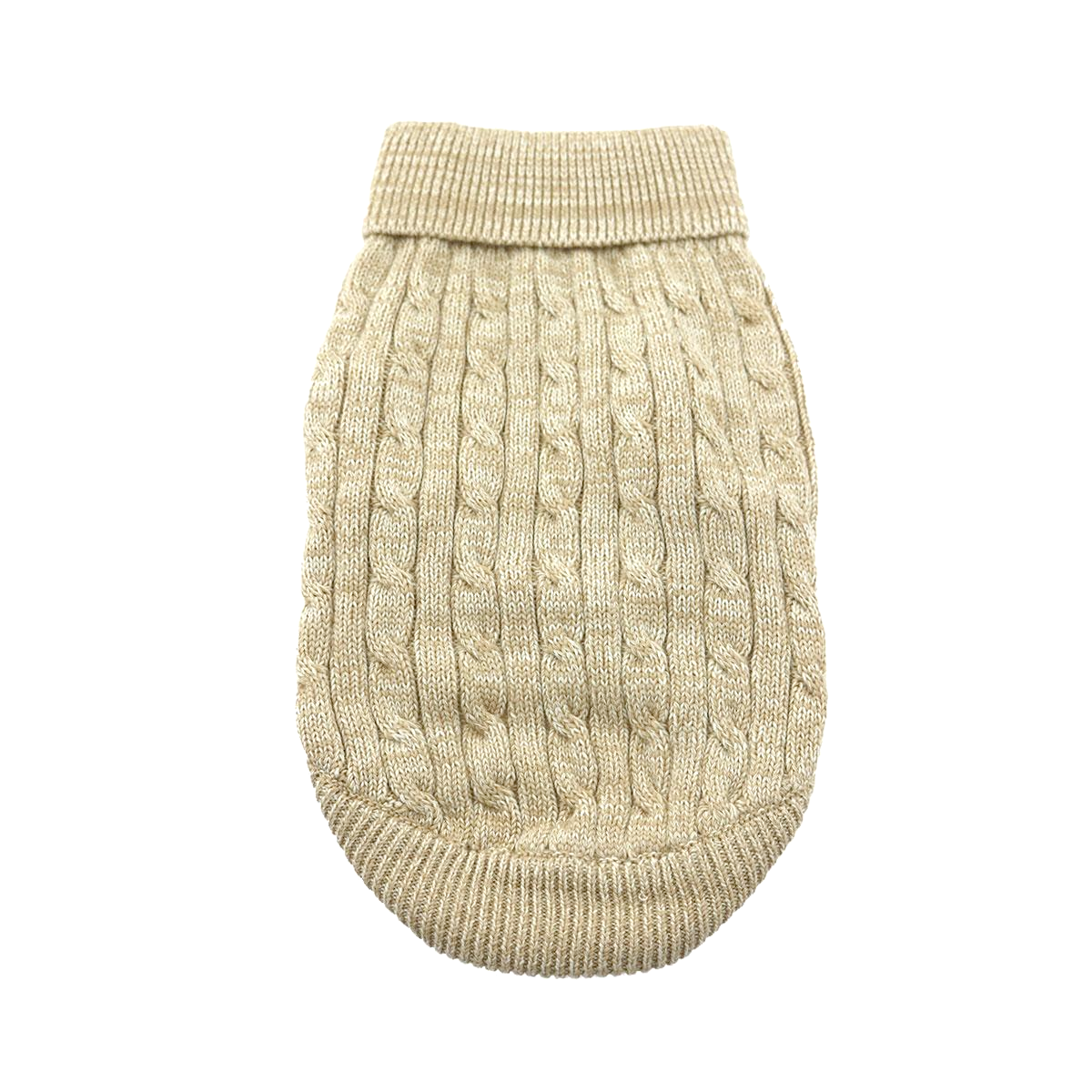 Cable Knit Dog Sweater - Red (Customer Return) XX-Small