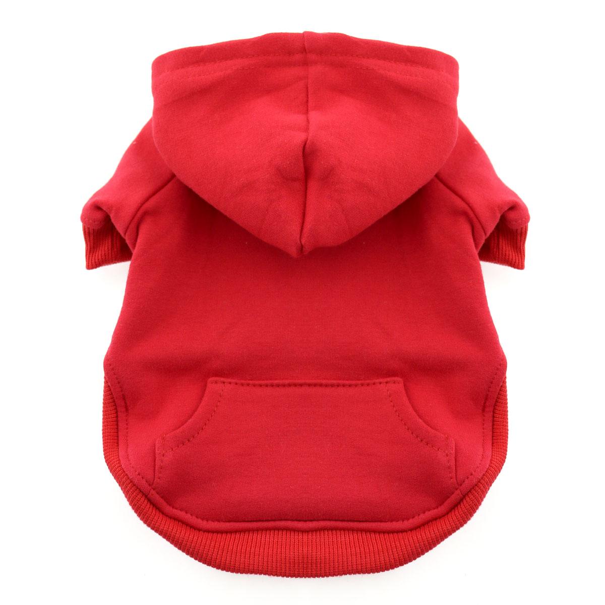 Dog Flex-fit Hoodies - Red Medium (Customer Return)